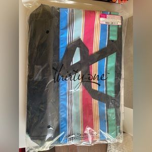 New in bag, striped sand and shore thermal tote